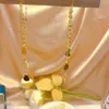 Kolczyki Dangle PRAWDZIWE 18K Gold Droplet Fashion i proste damskie biżuterię AU750 Wszechstronne prezenty E0047