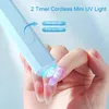 Nageldrogers cnhids draagbare handheld mini -lamp voor gel Pools Quick Dry Pen USB Dryer Machine UV LED