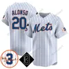 Pete Alonso 2024 Connect Connect Mets Jerseys Brett Baty Daniel Vogelbach Brandon Nimmo Mark Vientos Jeff McNeil Francisco Lindor Francisco Alvarez Drew Smith Kodai