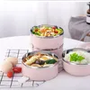 Multi-layer roestvrijstalen lunchbox eten draagbare thermische lunchbox picknick office kids werknemers school Japanse bento 240416