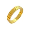 Anello di carta gold gold anello argento love serie 999 anello oro full metodo antico anello semplice anello maschio per coppia femmina regali
