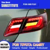 Hintere Lampenbremsbremsen-Parken laufen Leuchten Lampen-Streamer-Blinkeranträge für Toyota Camry LED-Rücklicht 08-11