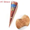 Henna Tattoo Paste Black White Brown Red Cones Indian For Temporary Sticker Body Paint Art Cream Cone Wholsale 240408