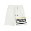 Designer shorts Men Letter Gedrukte sporthoens shorts Casual Sports Losse oversized stijl Drawtring Knee Lengt Shorts#Q1