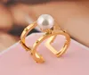 Luxo Desinger Rings for Women 18k Gold Ring for Women Jewelry With Pearl for Party Wedding Gift4735665