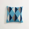 Blankets MY Soft Geometric Nordic Decor Cotton Knitted Throw Pillow Case Cushion Home Bed Blanket