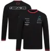 F1 Team Driver T-Shirt 2022 Suit للسباق للرجال غير الرسمي الطويل الأكمام الطويلة الجافة ، بالإضافة إلى الحجم قابل للتخصيص