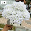 Fleurs décoratives bouquet artificiel Hortensia Branches Mariage Bridal Fake Party Banquet Décoration Accessoires Home Decor