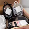 Storage Bags 1Pcs Protective Cover Data Cable Box Round Outdoor Travel Portable Bag Multifunctional Clear Organizer