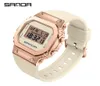 Sanda Luxury Women039s Watches Fashion Casual LED Electronic Digital Watch Male Ladies Clock Wristwatch Relogio Feminino 9006 28758361