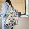 Sac à dos drop graffiti a été imprimée femelle décontractée sac à dos masculi