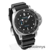 Auténtico Panerei Sumerables relojes Men's Watch Sumergeble Ref.Pam02683 Reloj de hombre negro de acero inoxidable automático