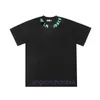 High-end designer kleding voor PAA-hoeken Nieuwe halslijn letterafdruk Casual losse korte mouwen T-shirt voor mannen met 1: 1 originele labels