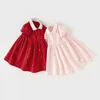 Dave Bella Polo Princess Vestido para niñas Baby Children Summer Summer Sweet Lindo Lindeo Moda Casual DB2241034 240413