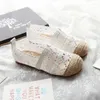 Casual Shoes Careaymade-Summer Lace Hollow Out Straw Linen Baotou Sandals Fairy Wind Breathable Mesh Flat Bottom Fisherman's Lazy