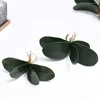 Decorative Flowers 10 Pieces Artificial Plants Leaves Fake Phalaenopsis Leaf Real Touch Spring For Home Wedding