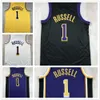 D'Angelo 1 Russell Jerseys de basket-ball hommes femmes jeunes