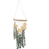 Decoratieve bloemen eucalyptus bladwand hangende groene inrichting faux hanger nep plantenemulatie rattan siers realistisch kunstmatig huis