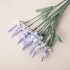 Decorative Flowers 10 Head Lavender Fake Flower Wall Road Lead Artificial Wedding Decoration Garden Dried For