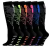 Chaussettes sexy femmes hommes de compression de compression de cuivre circulation mieux pour courir la randonnée infirmière à récupérer les chaussettes de vol 240416