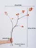 Flores decorativas 1 Planta artificial 4 Forky Modern simples estilo pastoral nórdico usado para decoração de casamentos para festas