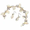 SHIPPA GRATUITA Stile di campagna Foglie di metallo foglie oro per capelli oro tiara capelli da sposa Accories in stile boho per gioielli da sposa che vende e8iw#