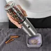 2024New Electric Automatic Salt and Pepper Grinder Set Laddningsbar med USB Gravity Spice Mill Justerbara kryddor Köksverktyg