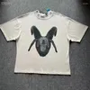 Men's T Shirts 23SS Streetwear Arnodefrance Goat Head Shirt Men Women Loose Vintage T-shirts Top Tees Mon Compte