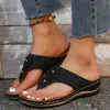 Slippels vrouwen buiten slippers zomers strand sandalen vrouwelijke casual bloem sandalia's niet-slip platform wandelschoenen