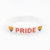 10 Style LGBT Silikonowy Bransoletka Rainbow Party Favor Paspand Borterband Gay Lesbian Pride Opaski