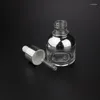 Lagerflaschen 100pcs 30ml Kosmetische Tropfenflasche Clear Container für ätherische Öle 30 ml Auge