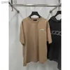 T-shirts pour hommes et dames Designer T -Shirt Fashion Hip -Hop Trou Couple Letter Impression des manches courtes Taille S-xxxl