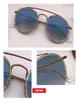 Novo 2019 steampunk vintage redond metal estilo dupla ponte dupla Óculos de sol Eyewear uv400 lente de vidro lente flash sol copos Oculos de sol 3644366138