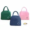 Bento Bag Bear Etikett 600D Oxford Tyg Förtjockad aluminiumfolie Insulati Vattentät slitstark lättvikt Lunch Box B8NV#