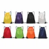 Drawstring Sırt Çantası Erkekler İçin Su Geçirmez Dize Açık Hava Etkinlikleri Nyl Sports Gym Bags Z6WU#