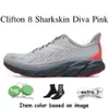 One Bondi 8 Clifton 9 Shifting Sand Foam Runner Sapatos femininos Grátis Designer Triple Black White Kawana Tamanho 47 13 13