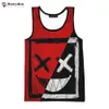 Devil Smiling Face Fashion Summer Men Tank Tops Sleeveless Spring Harajuku Streetwear 3D Printed Beach Tops Mens Clothing 240408