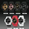 Armbandsur Sanda 780 Original Big Men's Sports Alarm Clock Quartz Waterproof Dual Display Watches Relogio Masculino