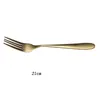 Gold Cutlery Spoon Fork Knife Tea Spoons Gold Stainless Steel Utensils Dinnerware Sets