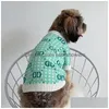 Vêtements pour chiens de créateurs Pull de compagnie de marque de marque de marque météorologue Mémortisseurs chiots Coton Pluls de coton Livraison DHSC