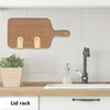Kitchen Storage Pot Lid Holder Multifunction Pan Cover Rack Wall Mounted Holding Tools Portable Hanging Stand
