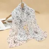 Shawls 2023 New Fashion Spring/Summer Womens Printed Headband Beach Chiffon Scarf Shawl Womens Long Bag Panama Beach Sunscreen HeadbandL2404