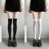 Calzini sexy Soild Color Black White Socks for Women Cine Lolita Sweet Legging Ladies Girls Sexy Switches Women 240416