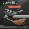 Car Air Freshener Car Aroma Perfume Ornaments Solid Balm Alloy Creative Bird Decoration Fragrance Long-lasting Car Interior Products L49