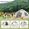 Tent Outdoor Portable Folding Camping Equipment Fully Automatic Picnic Supplies Mosquito And Sun Protection 240416