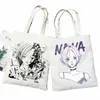 Nana Anime Black Stes Nana Osaki Vintage Ny anländer konst Canvas Bag Totes Simple Print Shop -väskor Life Casual Pacakge G41W#