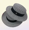 Highgrado verão preto xadrez branco largo largo chapéu de boate da primavera feminina save sun chapéu de chapéu de casamento formal cap6854915