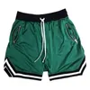Mens esportes shorts shorts Summer Basketball Fitness Running Breathable Loose calça curta Treinamento de ginástica masculina 240416