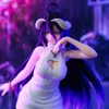 Akcja Figury 21 cm Overlord Albedo Anime Figure Woolen Dress Albedo Akcja Figura Ainz Ooal Figurine Figurine PVC Zbiór Model Doll Toys Y240415