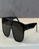 Gafas de sol de máscara millonaria negros 1258 hombres fríos piloto gafas sonnenbrille protección uv ocular desgaste gafas de sol with5989784